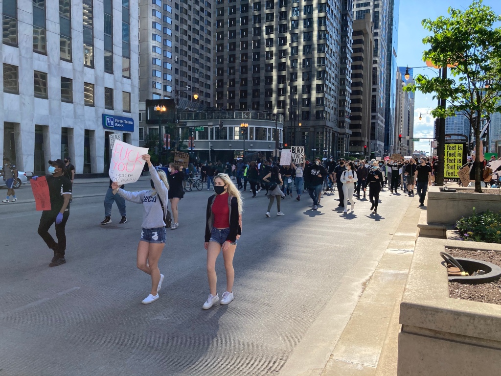 George Floyd Protests at Trump Tower Chicago